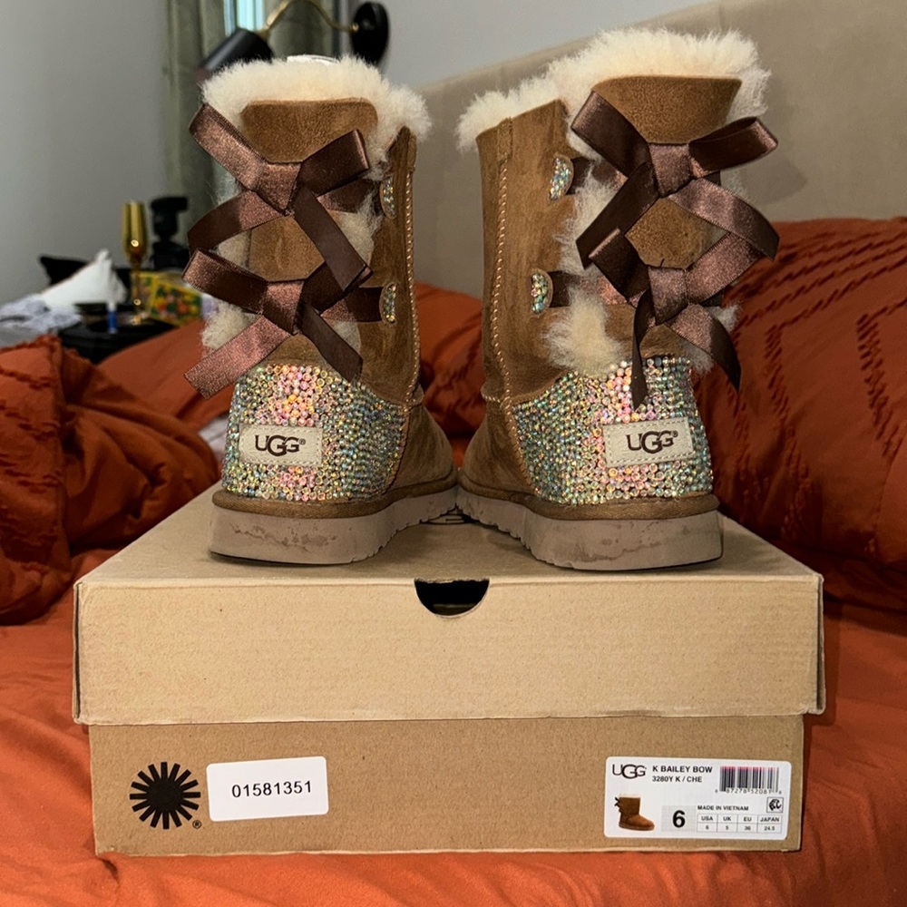 Bailey Bow UGG blinged out